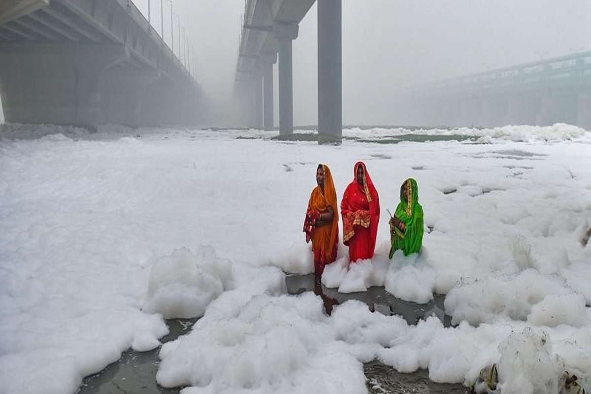 Yamuna frothing What causes froth in the river and why is it dangerous