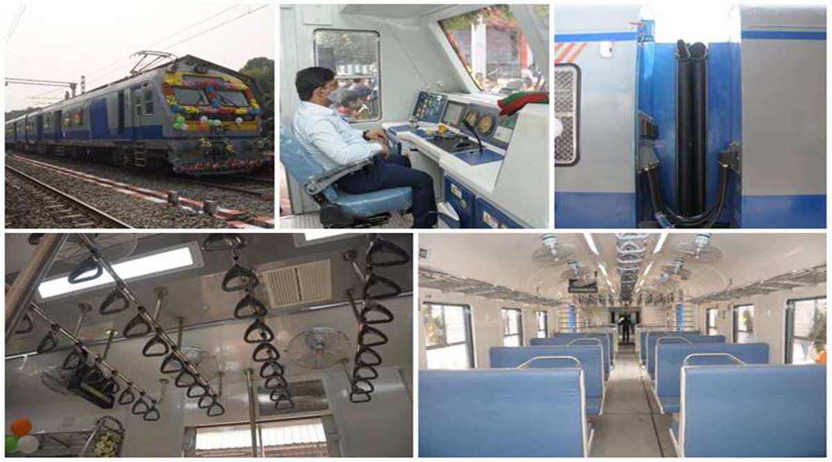 Indian Railways BarrackporeRanaghatLalgola Special Train with 3Phase
