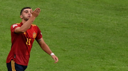 Barca said Torres has signed a contract until June 2027 and the Spain international will have a release clause of 1 billion euros. (Reuters)