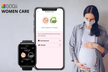 GOQii Smart Healthcare, Women Care, GOQii App, Smart Vital Devices, menstruation, pregnancy, health data, track pregnancy