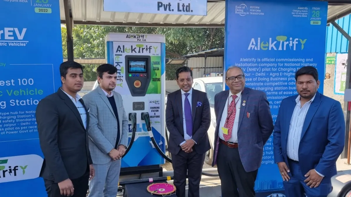 Gurgaon gets India's largest EV charging station Can charge 100 cars