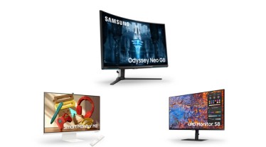 The Odyssey Neo G8 is, obviously, the cream of the crop. (Image: Samsung)