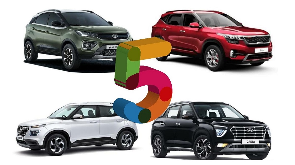 Meet top 5 bestselling SUVs of 2021 Tata Nexon to Hyundai Creta Car
