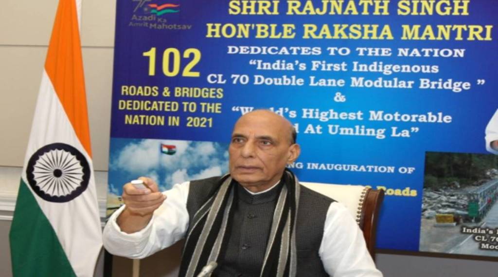 The union minister, however, did not inaugurate the entire road on Tuesday, but one of the bridges on the road, which completed the axis.