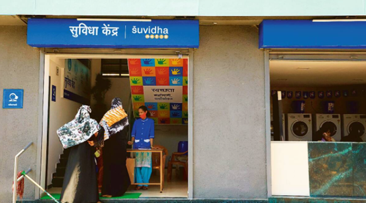 ‘Suvidha Centre’, a newly built public toilet in Dharavi is touted as