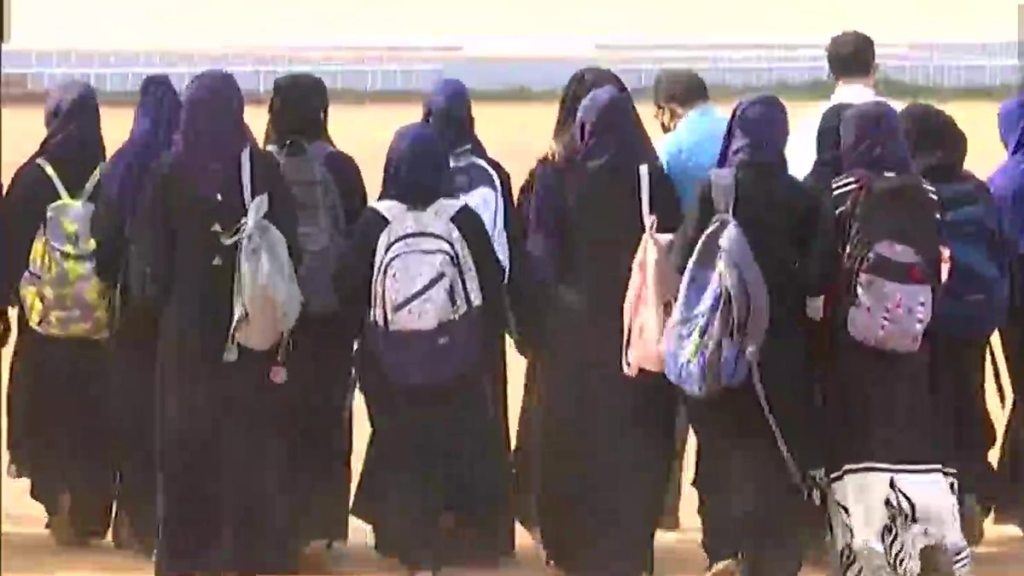 On January 1, six girl students attended a press meet held by the Campus Front of India (CFI) protesting against denial of entry into classrooms as they were wearing the hijab.
