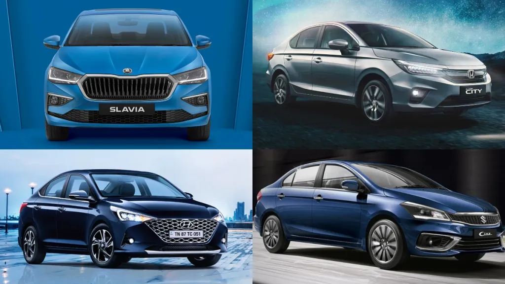 Skoda Slavia vs Honda City vs Hyundai Verna vs Maruti Suzuki Ciaz