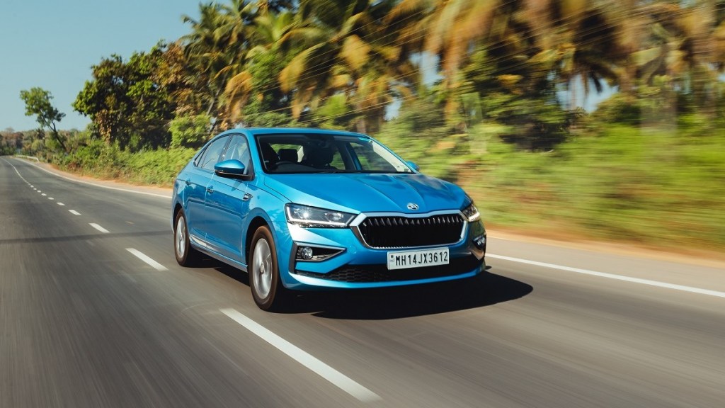 SKODA SLAVIA Front 3 Quarters