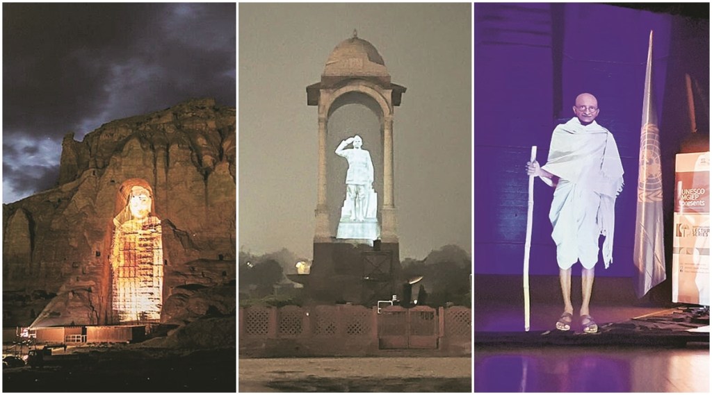 In a hologram world, Mahatma Gandhi, Narendra Modi and more Travel