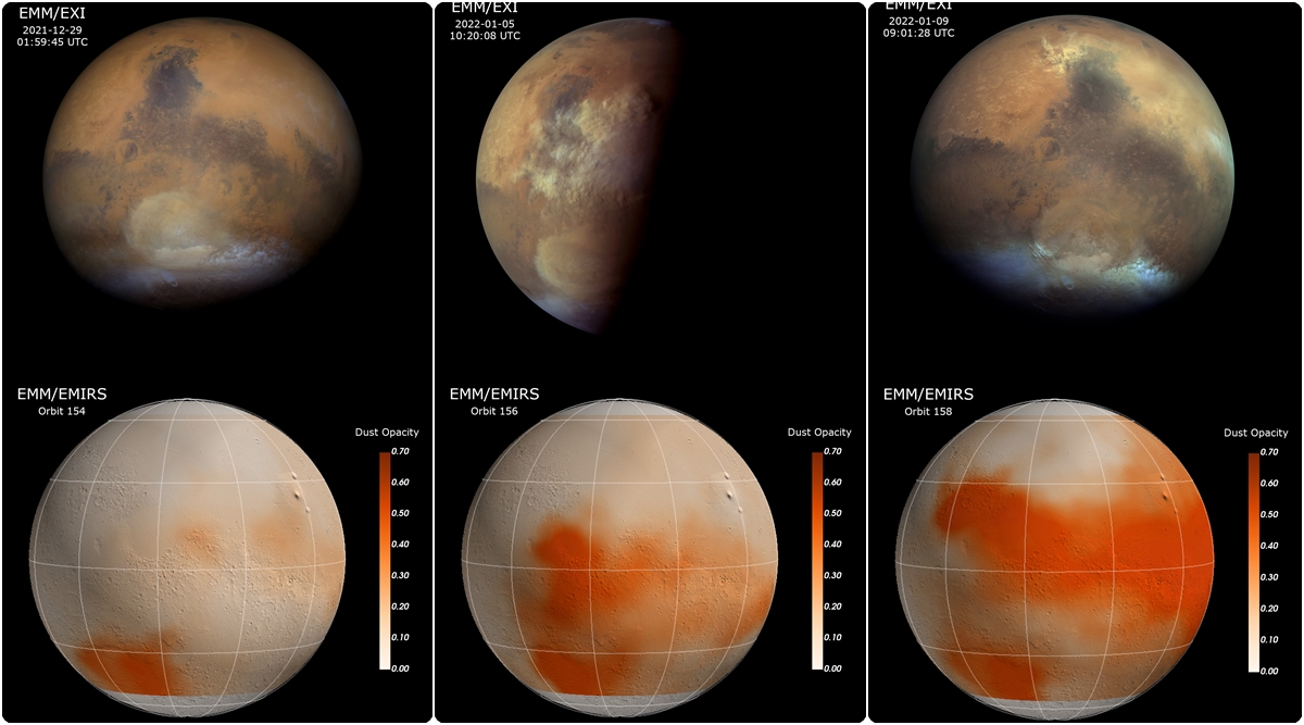 Never seen before! UAE probe captures rapid development of massive dust
