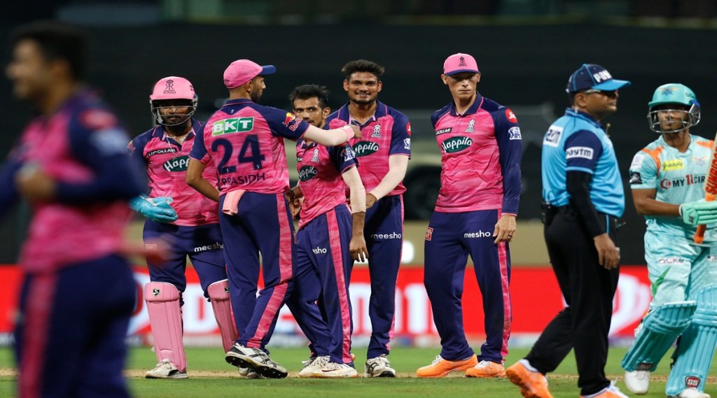 Electing to bowl, LSG produced a fine bowling effort before Shimron Hetmyer struck a fluent fifty to help RR post 165 for six. (Twitter/Indian Premier League)