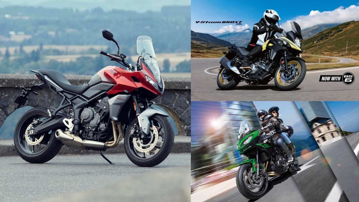 Triumph Tiger Sport 660 vs Kawasaki Versys 650 vs Suzuki V-Strom 650 XT ...