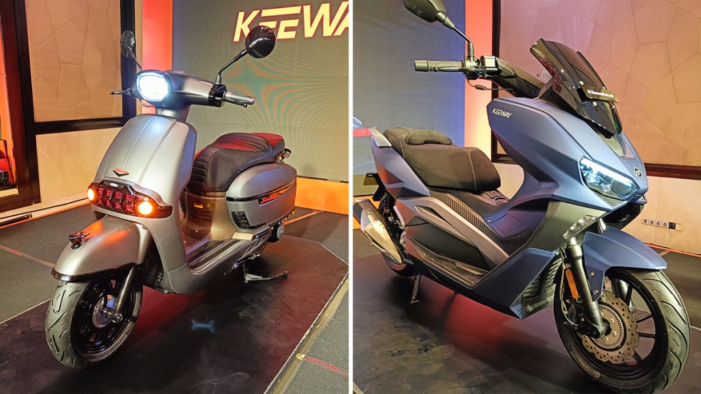 Keeway Sixties 300i & Vieste 300 scooters