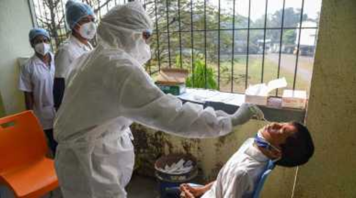 Mumbai Covid testing Indian Express file photo