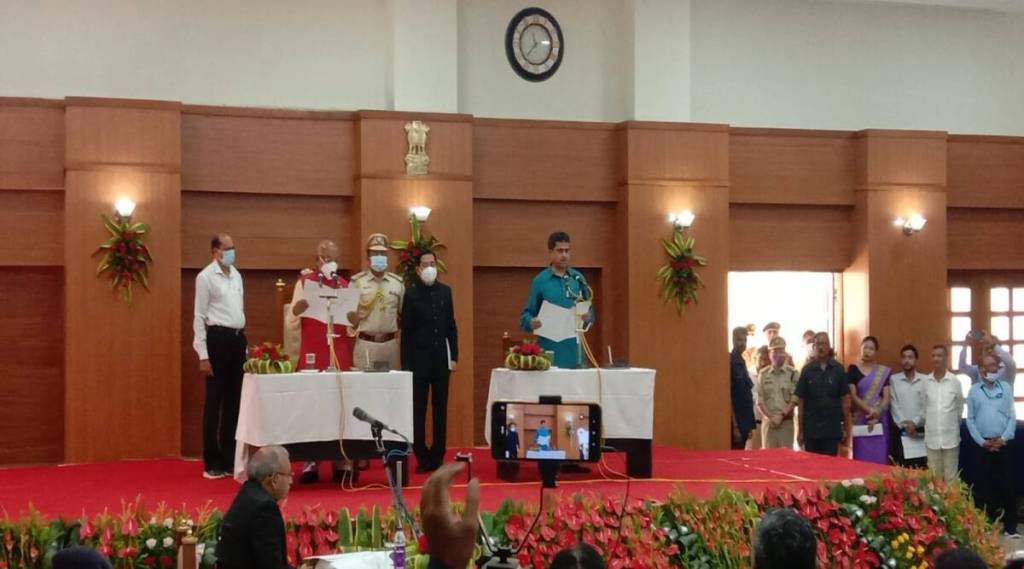 Manik Saha sworn in as Tripura Chief Minister Manik Saha sworn in as Tripura Chief Minister