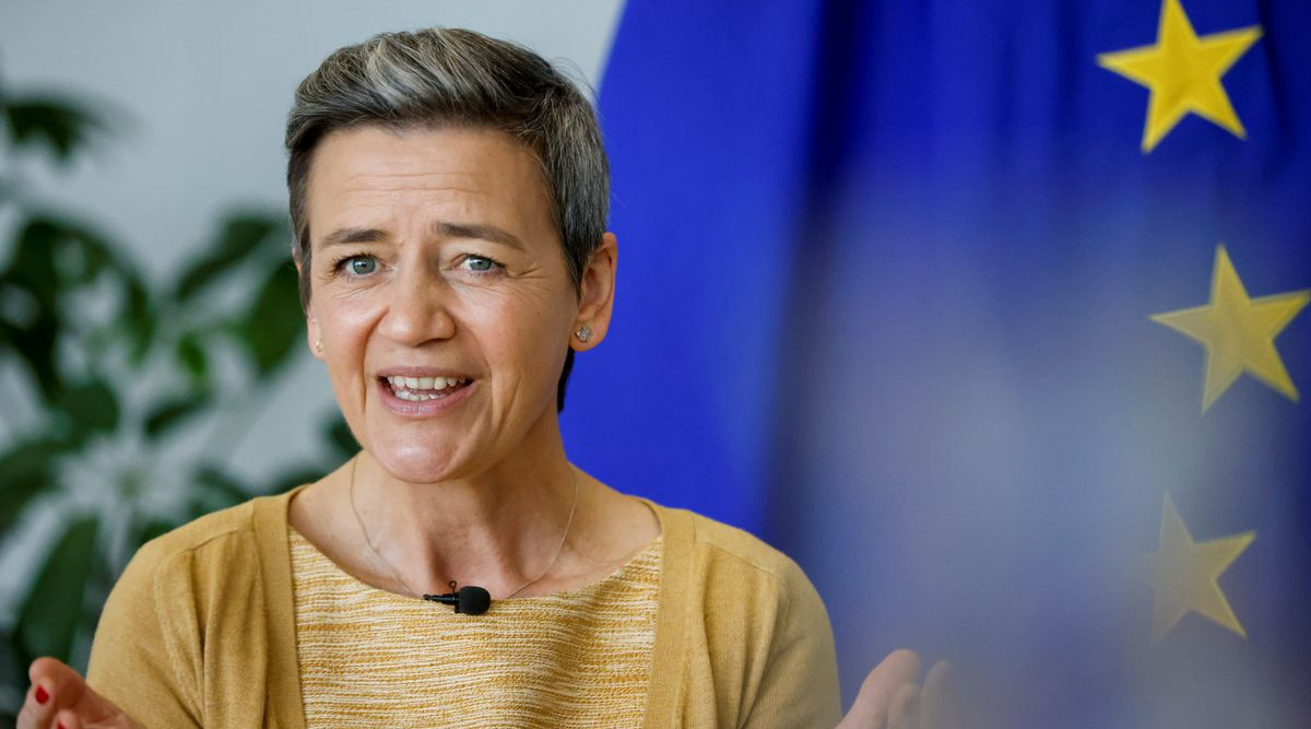EU antitrust chief calls for global approach towards tech giants like Google, Facebook, and Apple