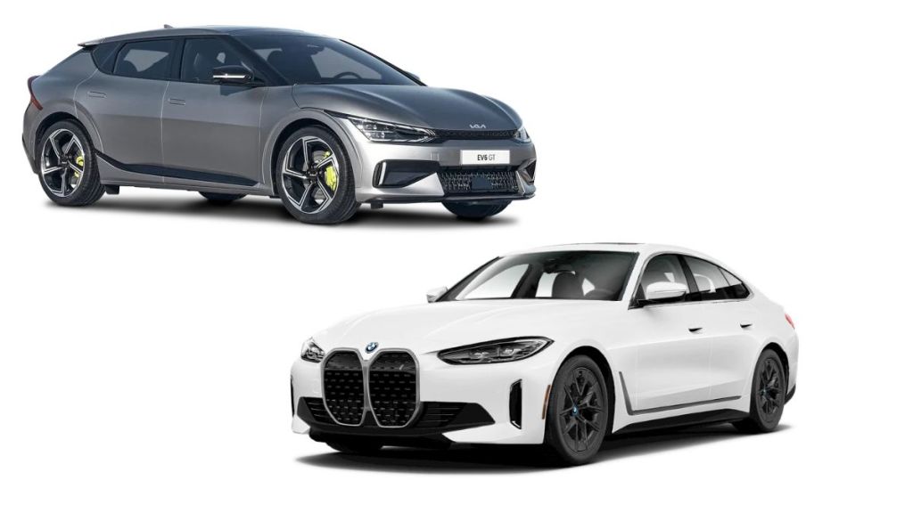 kia ev 6 vs bmw i4 comparison