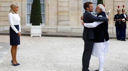 macron modi meet