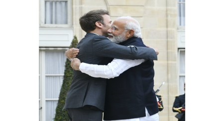 modi macron meet