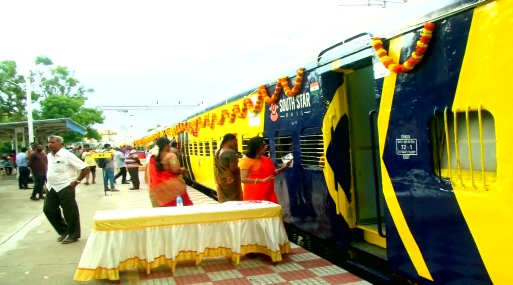Major milestone India’s first private train flagged off from