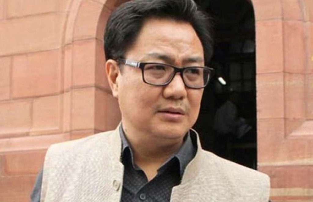Union minister Kiren Rijiju reacts after CJI criticised social media campaigns against judges.