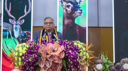 Addressing the 59th convocation ceremony at IIT-Madras where he was the chief guest, Chandrasekaran said: “It is clear that it is going to be a digital world and a digital economy.” (image: IIT Madras Twitter)