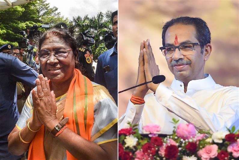 "We are not going for the meeting. There is no message yet whether Murmu will visit Uddhavji at 'Matoshree'," Sena's Sindhudurg MP Vinayak Raut.(Photo/Tribune)