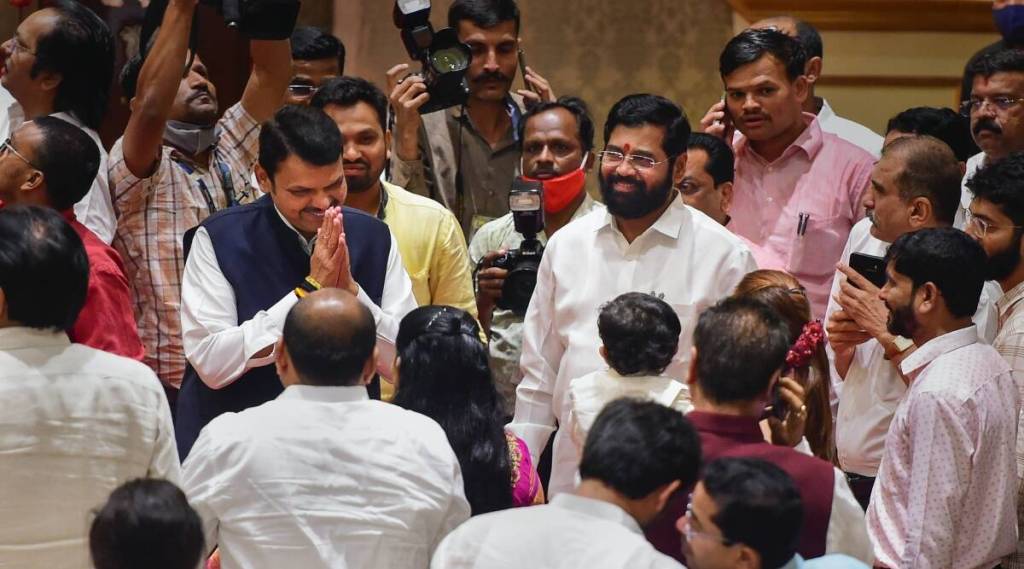 BJP's Rahul Narwekar was elected the Maharashtra Assembly Speaker. (Indian Express) BJP's Rahul Narwekar was elected the Maharashtra Assembly Speaker. (Indian Express)
