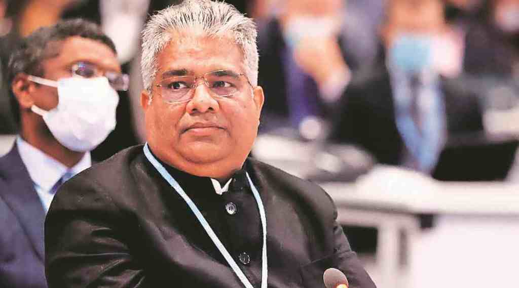 Union Labour Minister Bhupender Yadav (IE)