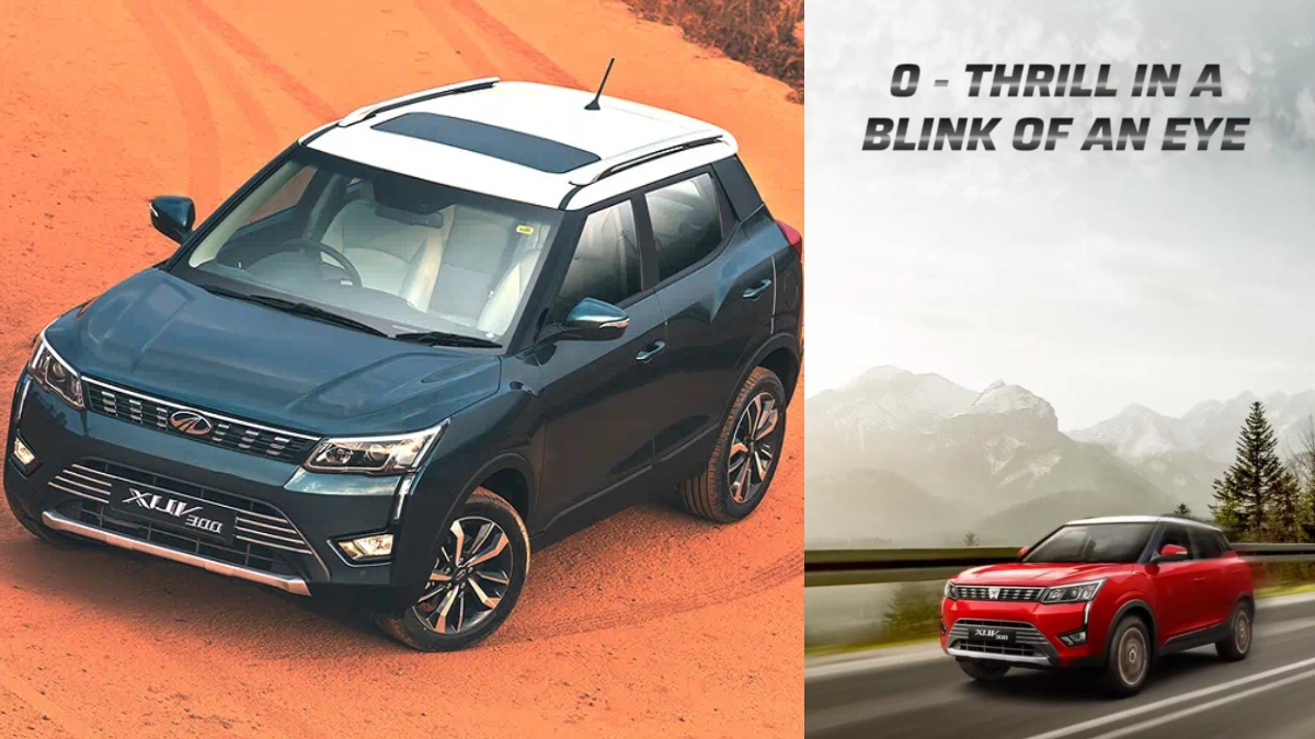 2022 Mahindra XUV300 Facelift officially teased Launch soon Car News