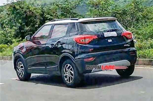 Mahindra XUV300 facelift spied testing