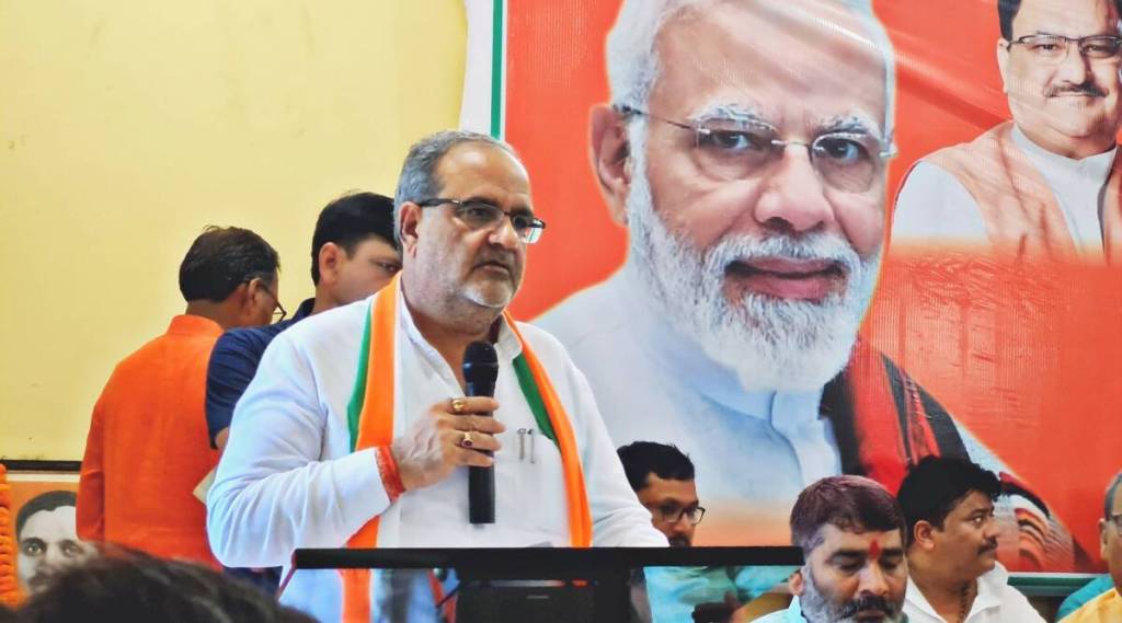 UP cabinet minister Bhupendra Chaudhary appointed as state chief. (Twitter/@Bhupendraupbjp)