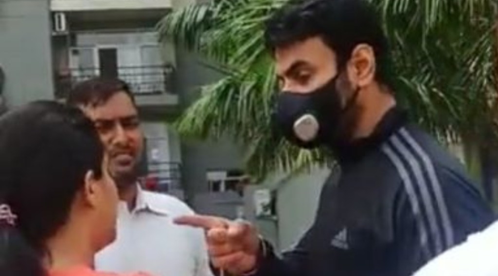 Noida, Noida Housing Society, Noida viral video, Shrikant Tyagi, BJP, BJP news