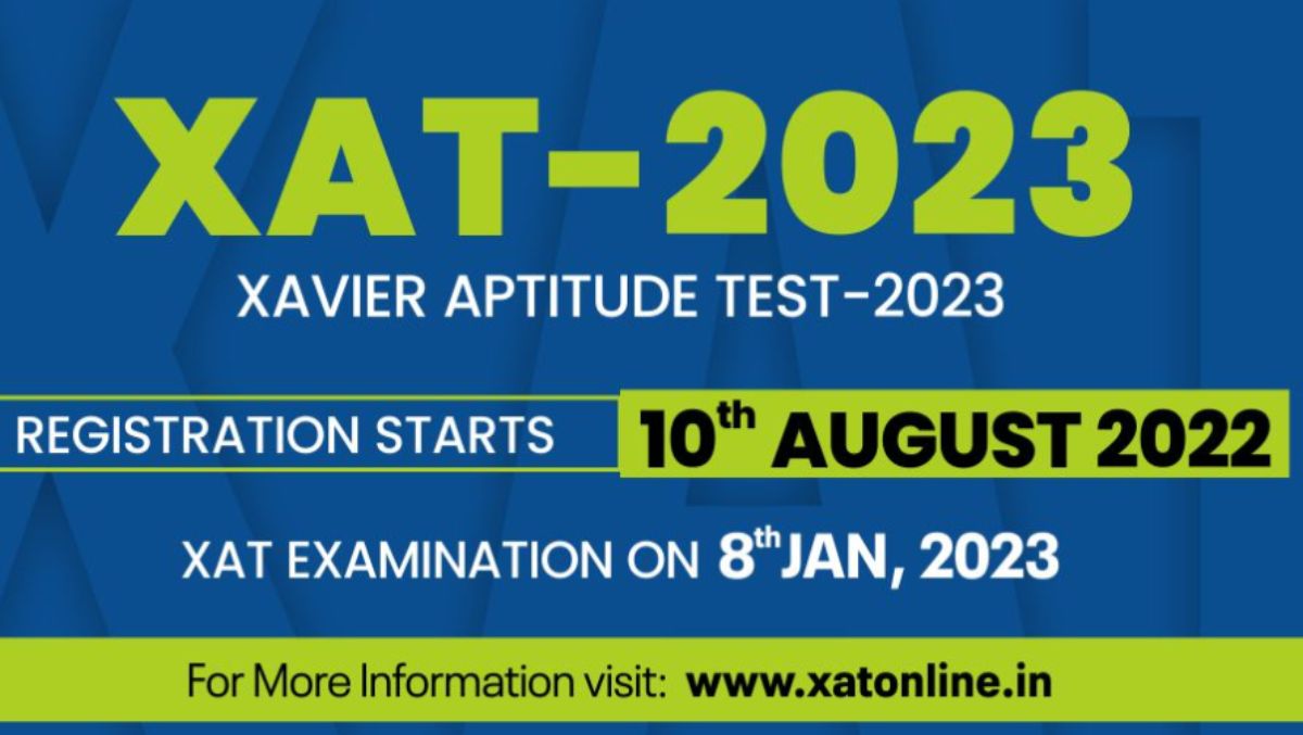 XAT 2023 Exam Registrations started at for Xavier