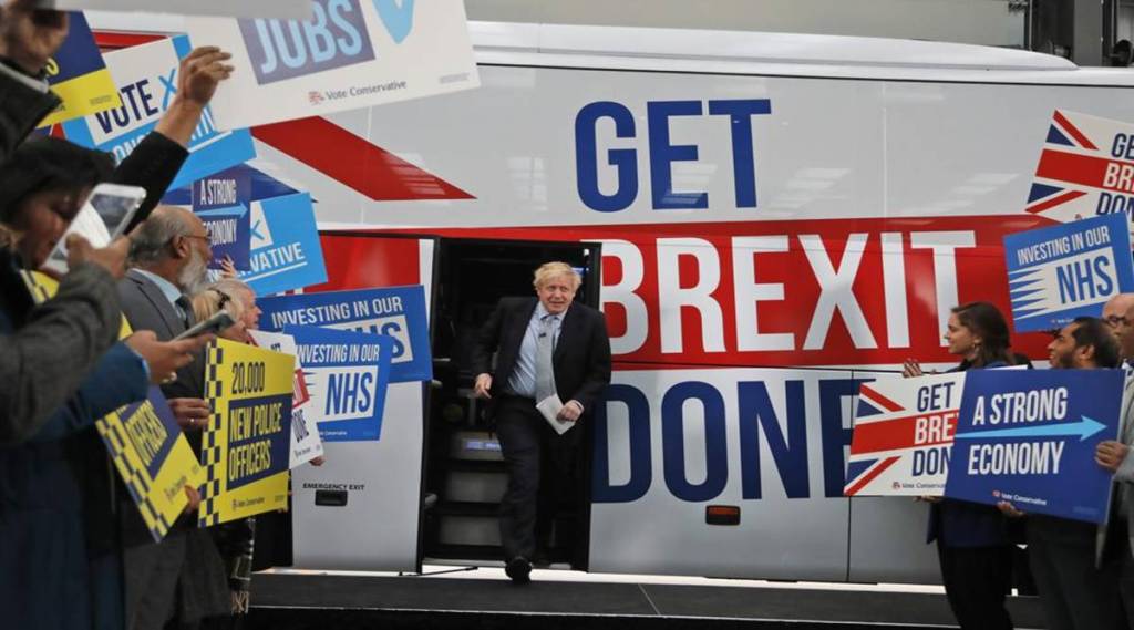 boris johnson departs