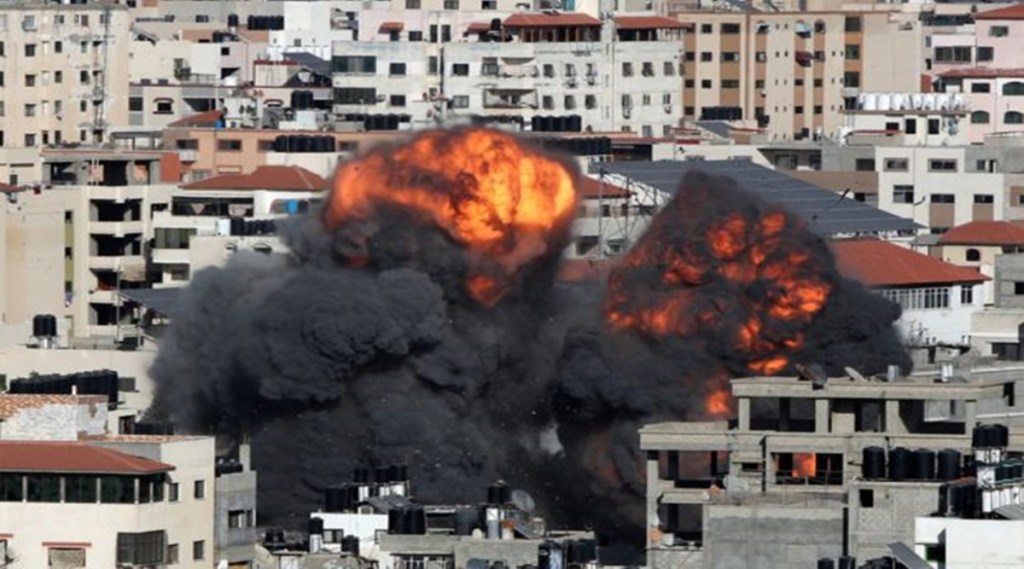 Gaza militant fired rocket missile