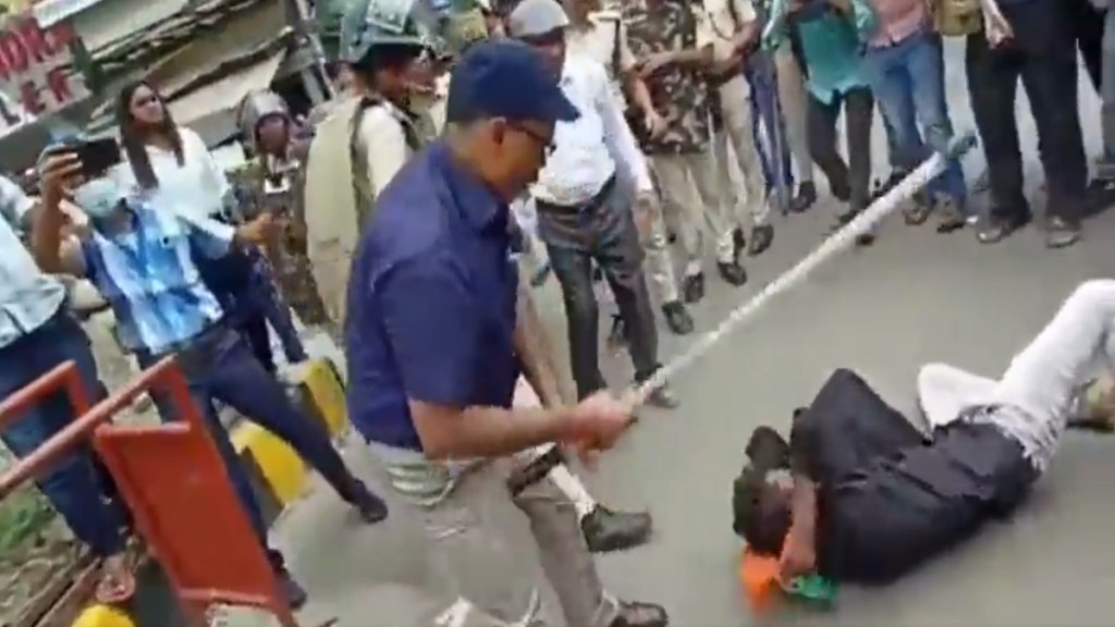 Courtesy - Screengrab from video tweeted on ANI