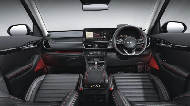 kia seltos dashboard