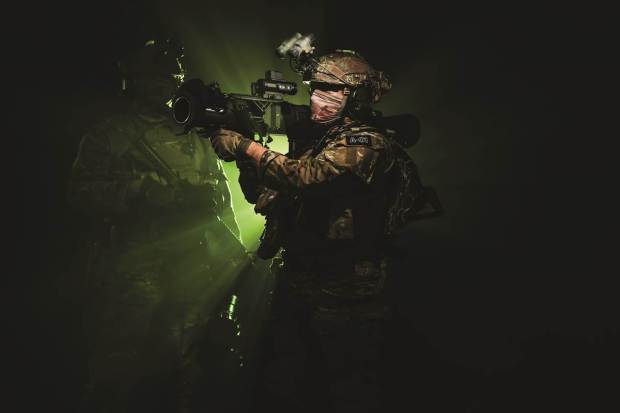 Carl-Gustaf M4 provides additional support in the battlefield the illumination rounds. During night time operations these are used to light up tactical areas; also instant smoke rounds are used which act as a tool for screening and blinding targets. (Photo: SAAB)
