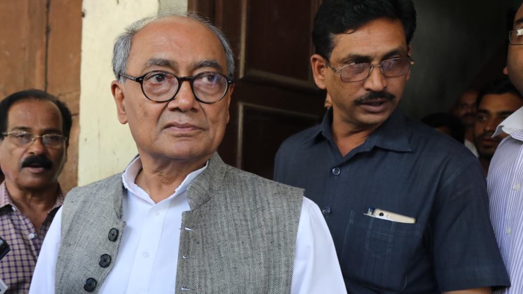 Congress leader Digvijaya Singh. (Express Photo by Nirmal Harindran/File)