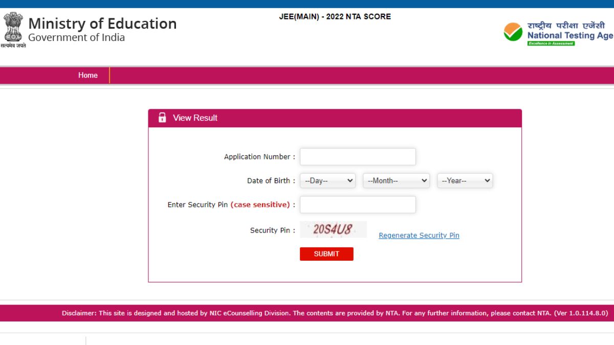 JEE Main 2022 Paper 2 Result out at jeemain.nta.nic.in Here’s easy steps to download