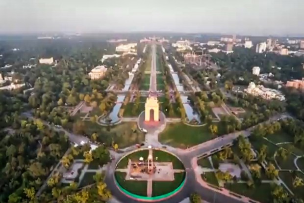 New Delhi: Glimpse of the iconic redevelopment of Central Vista Avenue. (PTI Photo)