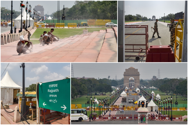 Prime Minister Narendra Modi is set to inaugurate the 'Kartavya Path' on Thursday. It is a newly christened stretch from Rashtrapati Bhawan to India Gate. He will also unveil the 28-foot statue of Netaji Subash Chandra Bose. Elaborate arrangements are in place for the same. The mega event is expected to be jam-packed with attendees.Today, at 7 pm, PM Modi will arrive at the venue. He will unveil the statue of Netaji Subash Chandra Bose. Afterward, he will take a walk to the India Gate, at 7:13 pm, and around the fountain to the stepped plaza.Here are some pictures from the mega event. Have a look: