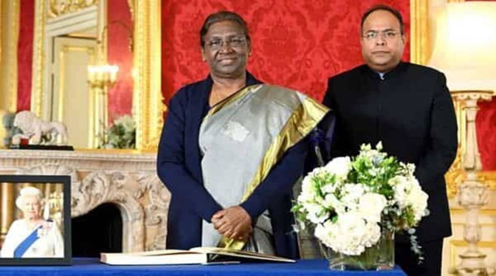 president murmu at queen's funeral