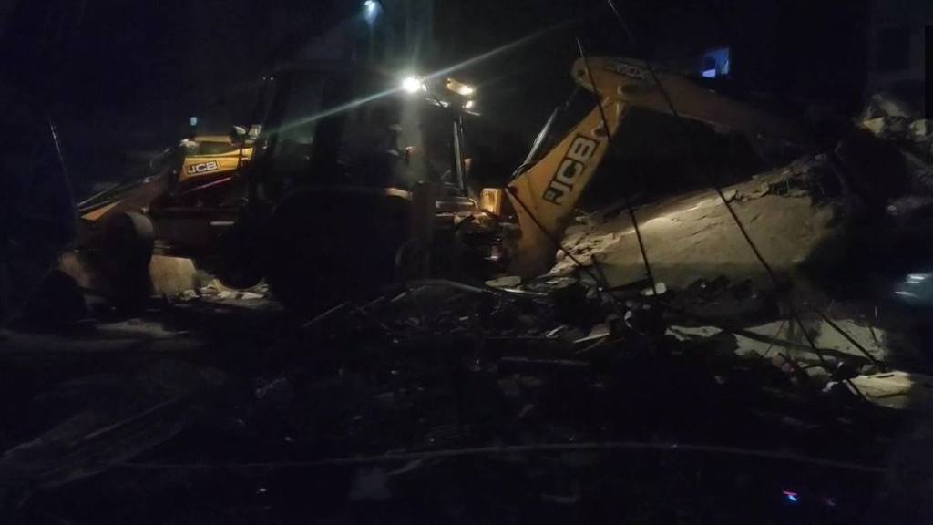 The incident took place at the Upper Kot locality in the old city area of Aligarh. (Photo: ANI)