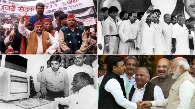 Cutting across the political landscape of various political parties, Samajwadi Party founder Mulayam Singh Yadav's journey was nothing short of extraordinary. Besides being a tall leader in the Indian politics, Yadav was liked and respected by leaders from all the parties. Starting from a humble background to becoming Chief Minister of Uttar Pradesh to Defence Minister at the Centre is what political dreams are made of.As the world bids adieu to 'Netaji' --- as he was fondly called by many --- we take a look at the life of the SP patriarch through pictures.