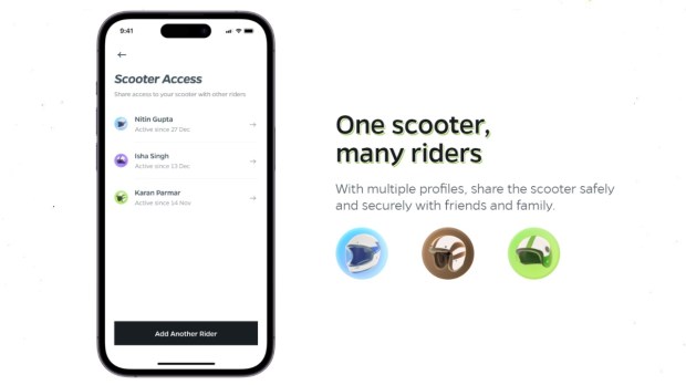 ola electric sharing