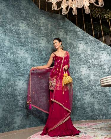 Karwa Chauth Sharara Suit