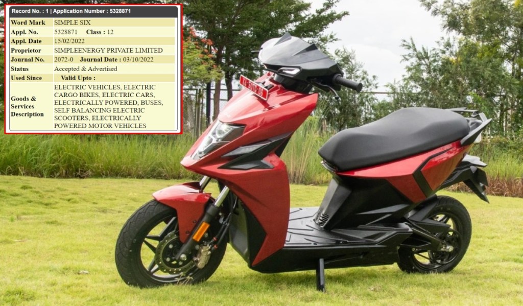 Simple Energy files 12 trademarks New electric scooters