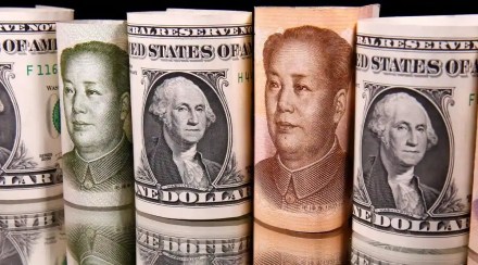 As the dollar jumped to two-decade highs against other reserve currencies, like the euro and yen, it reduced the dollar value of the holdings of these currencies. (Photo Credits: Reuters)